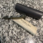 Vintage Inland Steel Chicago Railroad Spike Golden Spike W  Original Card  Tube