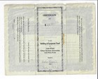 Florida 1930 Lake Wales Citrus Growers Association Stock Certificate 