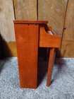 Beautiful Vintage 25 Key Cherry Wood Schoenhut Toy Piano W  Bench