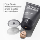 Clinique For Men Exfoliating   Cleansing Face Scrub With Salicylic Acid With Sil