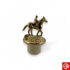 Blanton   s Bourbon Whiskey Cork Bottle Gold Stopper Horse Choose Your Letter