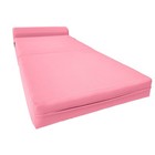 Sleeper Chair Folding Foam Beds  Portable Sofa Bed Sit Sleeper 6 X 32 X 70 Pink