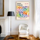 Bauhaus Dream On Abstract Angular Geometric Vintage Poster Wall Art Print