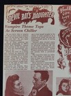 Devil Bat s Daughter 1946     Rosemary La Planche     Rare Poverty Row Horror Herald