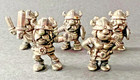Vintage Tinn-per Norway Pewter Viking Warrior Figures Lot Of 6