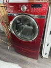 Samsung Red Front-load Electric Dryer Freestanding Child Lock Time Display
