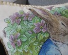 Beatrix Potter Decorative Cottage Pillow 14 x20  Peter Rabbit Mom-bedtime Story