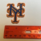 New York Mets Vintage Style Embroidered Iron On Patch Baseball 2    Tall 1 5   x2   