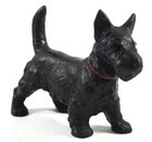 Antique Scottie Dog Cast Iron Hubley Doorstop 1930 s Scottish Terrier Americana