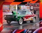 2027 11 x17  Nhra Super Stock Eliminator Calendar Dodge Plymouth Chevrolet Ford
