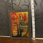 Vintage Jewish Hadar Aviv Hebrew Shalom            Enamel Art Judaism Judaica Israel