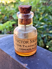 Victor Talking Machine Co  Victor Motor Oil Bottle Intact W  Wood Case Nice  