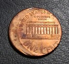 Error Coin Off Center Lincoln Cent   Zinc Post 1982 Nice Addition  1595v