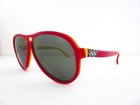 B   L Ray Ban Usa Vagabond Olympic Orange   Yellow Sunglasses Vintage 70s Nos