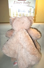 New Linzy Baby Lovey Pink Teddy Bear Security Blanket rattle plush  Lovie
