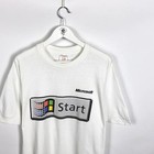 Vintage 90s Microsoft Windows 95 Start Button Big Logo Tee Rare Apple Hype Y2k