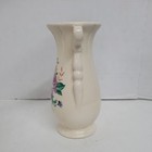 Vintage Royal Copley 8    Floral Vase Double Handle Mid Century Art Pottery