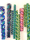 18 Twisted Glass Canes