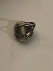 Vintage Navajo Sterling Silver Light Blue green Turquoise Ring Size 7 Nice 