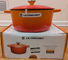 Cast Iron  Round Signature Dutch Oven  7 25 Qt   In Flame  By Le Creuset
