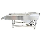 Small Stainless Linear Vibrating Screen W single-layer 11mm Square Hole Screen