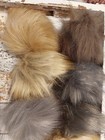 Lot Of Faux Fur Pom Poms Jewlery Keychains Hats Crafts