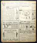 1914 Chicago Newspaper Page - Peter Schoenhofen Edelweiss Beer Baseball Theme Ad