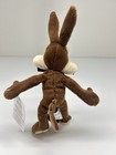 1999 Warner Bros Studios Looney Tunes Wile E  Coyote Mini Bean Bag Plush