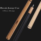 Cueelf Heavy Hitter Jump Break Pool Cue 3-piece Pool Cue Stick Zebra Wood Pool