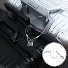 Stainless Steel Cable With Loops  Vinyl Coated Wire Rope Lanyard Lock Security