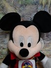 Disney Park Pin Trading Mickey Mouse Bean Bag Plush Doll - Nwt