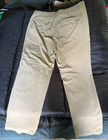 Nike Golf Men   s Standard Fit Flat Front Dri Fit Pants Tan Size 36x32 Euc