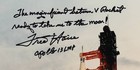 Fred Haise Signed Nasa Apollo 13 8x10 Photo Rare Inscription  beckett   Zarelli 