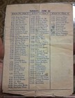 Vintage El Paso Tx Daily Television Schedule Meads Bread Advertising Rare Tv Ad