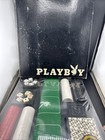 Playboy Vintage Poker Kit - Boxed Set Chips Cards Book - Complete Set Never Used