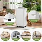 Dateyes 12k Btu 5-in-1 Portable Ac  Cooling heating dehum fan  Quiet 55db