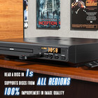 1080p Hdmi Dvd   Cd Player - Plays All Regions With Remote Control Included