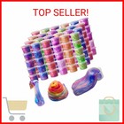 Zdthnsiat Galaxy Slime Toy 72pack Party Favors For Kids  Rich Colored  Stress Re