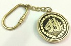 Solid Brass Nautical Vintage 50 Year Perpetual Calendar Key Chain Style