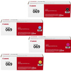 Canon 069 4 Colour Set Toner Cartridge  black cyan magenta yellow  Free Shipping