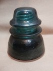 Hemingray 42 Green Glass Insulator Vintage Made In Usa Minor Chipping