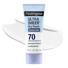 Neutrogena Ultra Sheer Dry Touch Sunscreen Lotion  Spf 70  3 Fl  Oz