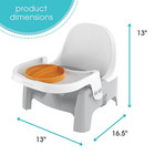 Ingenuity Deluxe Learn-to-dine Feeding Seat  For Ages 6 Months - 3 Years