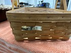 Large Handsome Longaberger Basket 1992 Two Handles 18   x10x5