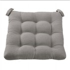 Textured Chair Seat Pad  chair Cushion   Gray Color  4-piece Set  15 5  X 16 
