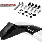 Abs Hp-style 2-tone Rear Spoiler For 2022-2025 Honda Civic Sedan White Black