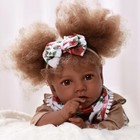  Lifelike Reborn Baby Dolls Black Girl  20 Inch Newborn African American 