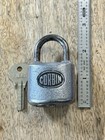 Vintage Old Corbin Padlock Lock With Key
