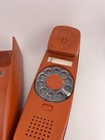 Vintage Burnt Orange Western Electric Bell Systems Trimline Rotary Telephone Mcm