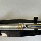 Vtg Colibri Le Grand Writing Ballpoint Pen Chrome   Gold